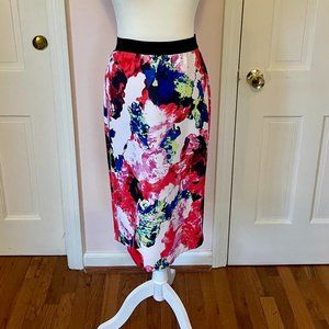 Gorgeous abstract scuba pencil skirt by Milly